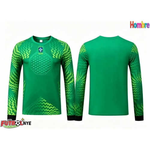 Camiseta Brasil Portero Visitante Equipación Mundial 2026 manga larga